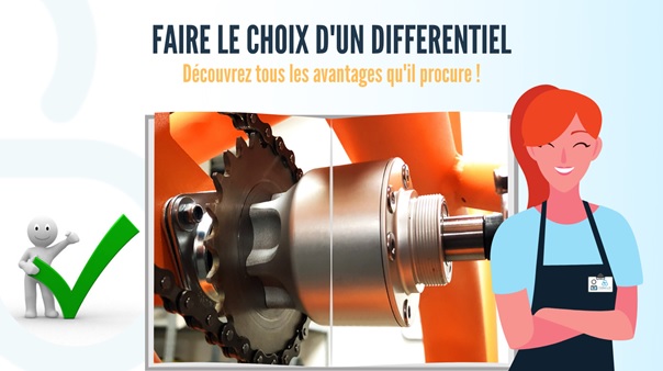 différentiel tricycle électrique