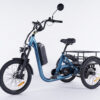Vélo à trois roues électrique Damius EVASION EVO bleu métallisé