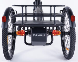 Tricycle pour mobilit&eacute; douce Damius EVASION EVO feux LED int&eacute;gr&eacute;s