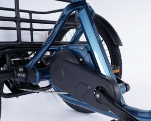 V&eacute;lo &eacute;lectrique trois roues avec bo&icirc;te automatique (sans d&eacute;railleur)